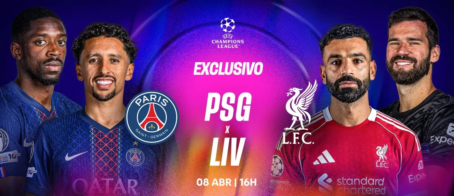 onde ver psg x liverpool