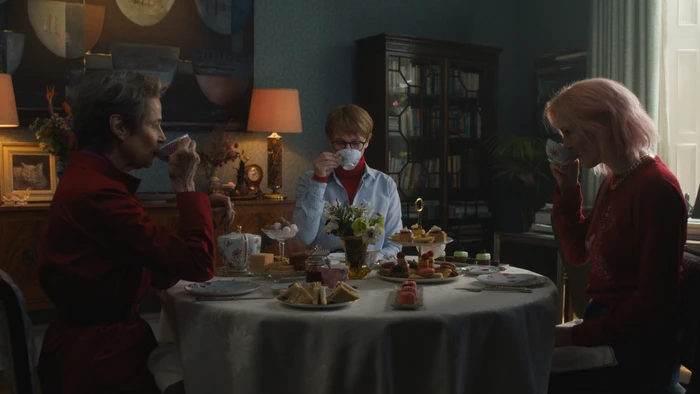 Cate Blanchett, Vicky Krieps e Charlotte Rampling em cena de "Pai Mãe Irmã Irmão"- Copyright Vague Notion 2024_Yorick Le Saux