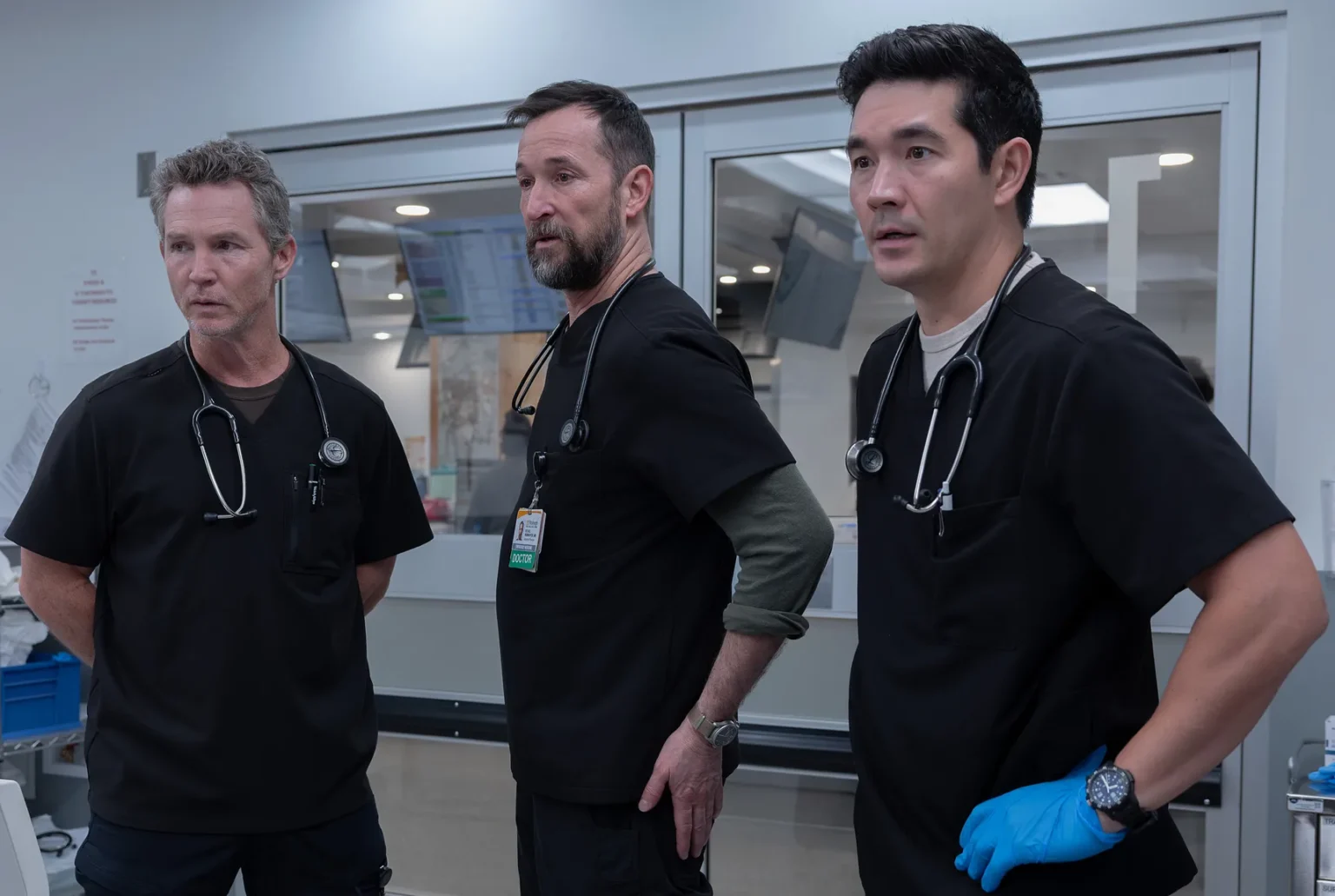the pitt 3a temporada shawn hatosy noah wyle ken kirby
