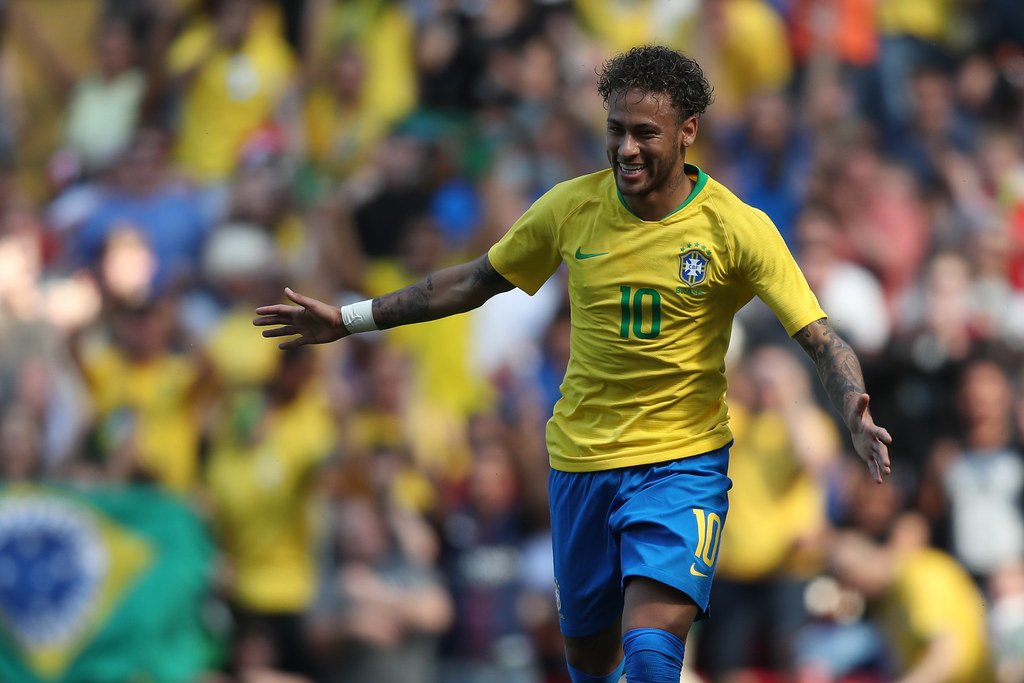 seleção brasileira futebol convocados Brasil x Croácia em Liverpool. Neymar. Lucas Figueiredo/CBF