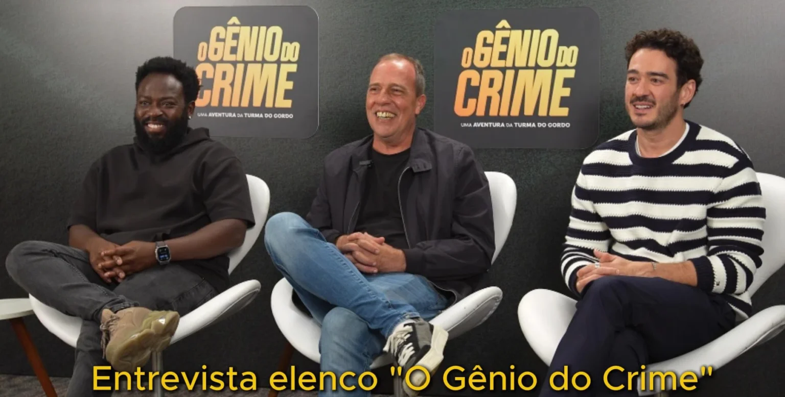 Marcos Veras e Douglas Silva falam sobre O Gênio do Crime em entrevista exclusiva