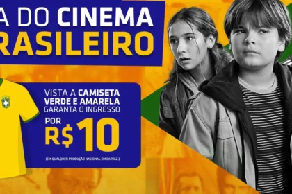 Dia do Cinema Brasileiro tem ingressos a R$ 10 para quem vestir camisa da seleção