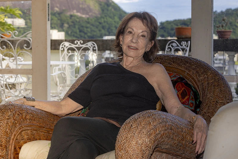 Foto de Helena Solberg- Homenageada no CineOP