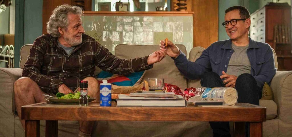 Dany Boon e Nicolas Marié em cena de "Olhe o Mar"- Divulgação Autoral Filmes