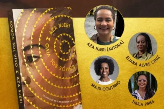 Aza Njeri lança Somos Sol Vivo no Rio de Janeiro em evento gratuito com Maju Coutinho, Eliana Alves Cruz e Thula Pires para discutir memória, ancestralidade, cultura e filosofia africana.