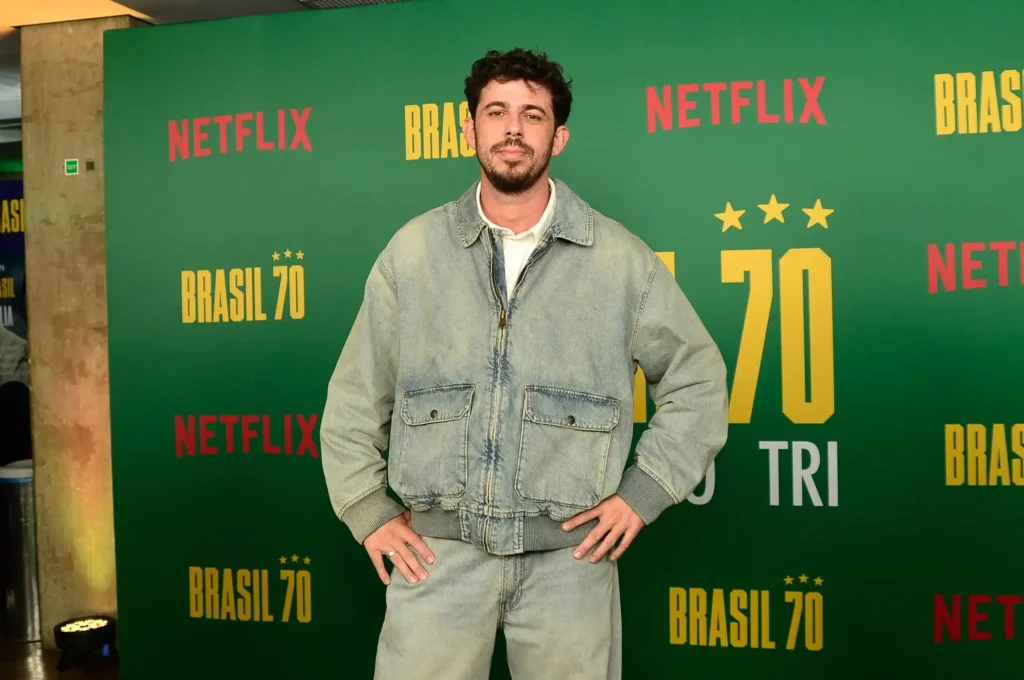 Hugo Haddad em Pré Estreia de "Brasil 70: A Saga do Tri"- Reprodução