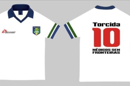 Médicos Sem Fronteiras e Bepop lançam camisa exclusiva que transforma paixão pelo futebol em ajuda humanitária