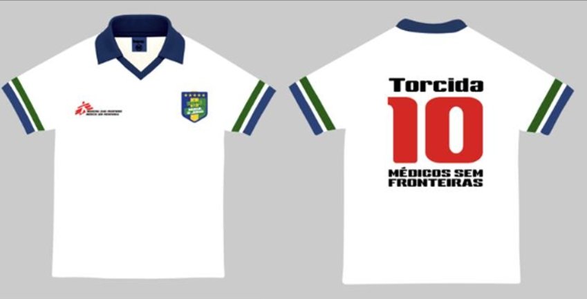 Médicos Sem Fronteiras e Bepop lançam camisa exclusiva que transforma paixão pelo futebol em ajuda humanitária