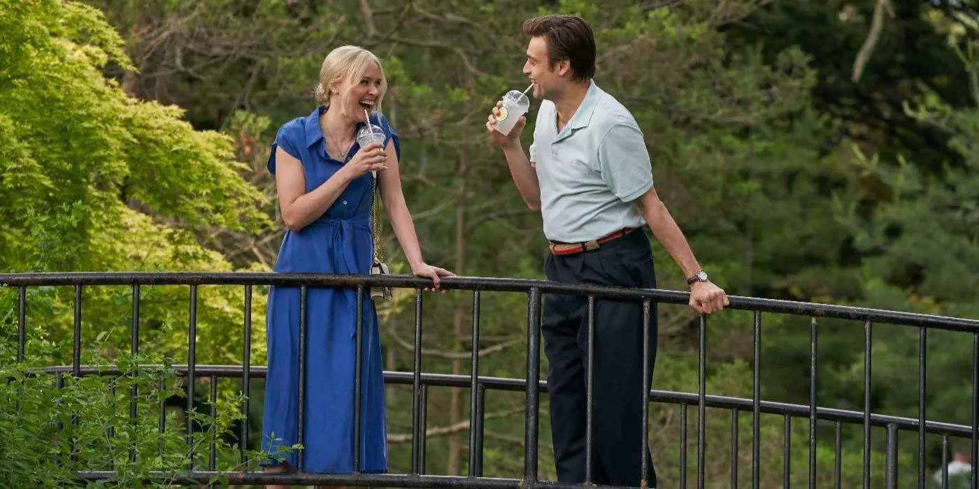 Douglas Booth e Alison Pill em cena de "(Quase) o Amor da Minha Vida"- Divulgação Play Arte