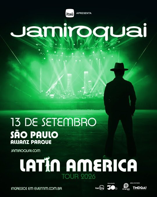 Jamiroquai abre venda de ingressos para show em São Paulo