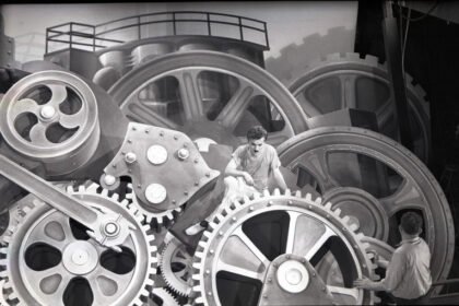 ‘Tempos Modernos’ é considerada a obra-prima de Chaplin (Crédito:Divulgação/Curta!)