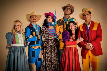 Elenco de "Festa no Arraial"- Crédito fotográfico - João Pedro Hachiya