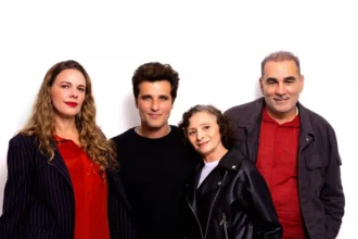 Joana Henning, Bruno Gagliasso, Marcelia Cartaxo e Sergio Machado em foto de divulgação de "Eternamente Sua"- Divulgação Estúdio Escarlate