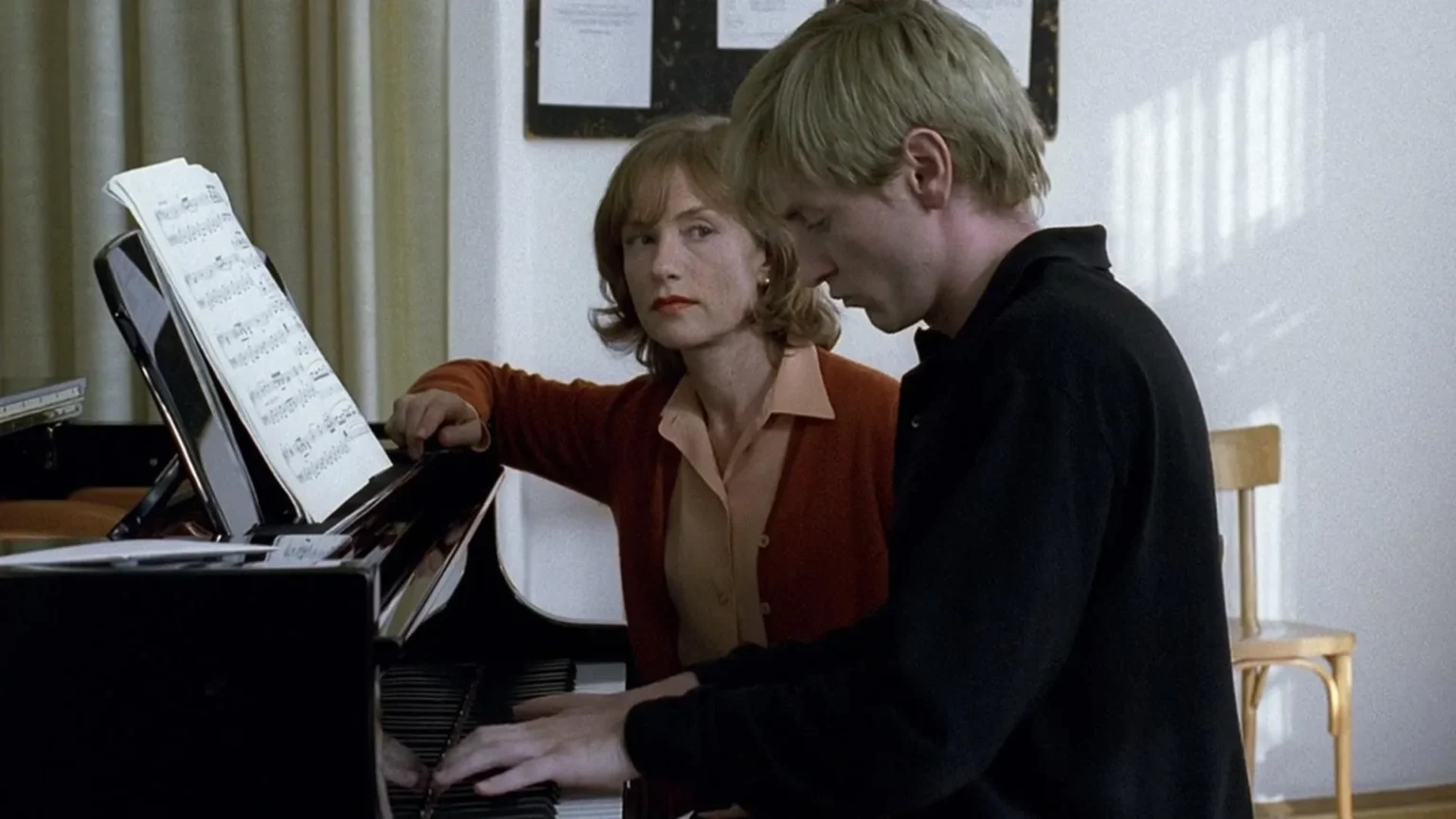 Isabelle Huppert e Benoît Magimel em cena de "A Professora de Piano"- Divulgação Filmicca