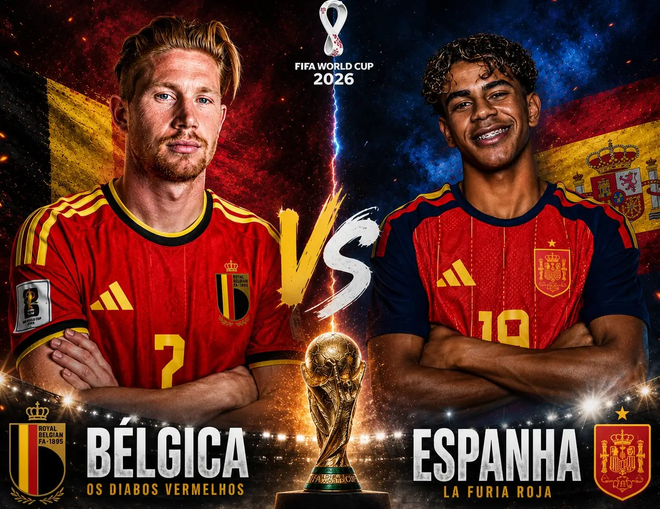 onde ver espanha x belgica
