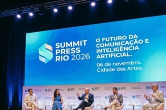 Summit Press 2026 acontece em novembro no Rio, com mais de 800 profissionais e debates sobre inteligência artificial e o futuro da comunicação.