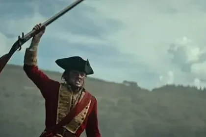 William Franklyn-Miller em cena de "George Washington - um líder não nasce pronto"- Divulgação Heaven Content
