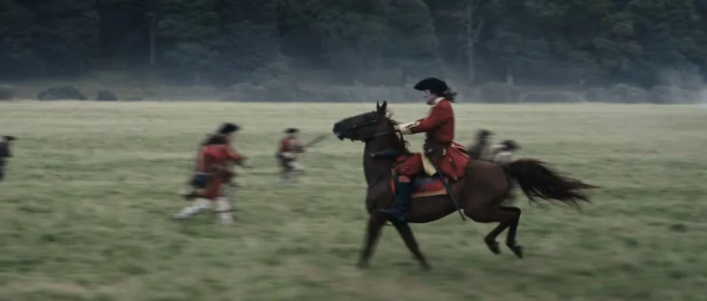 William Franklyn-Miller em cena de "George Washington - um líder não nasce pronto"- Divulgação Heaven Content