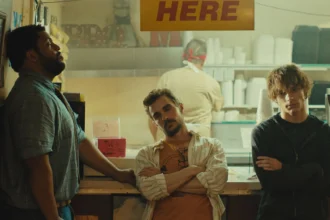 Dave Franco, O' Shea Jackson Jr e Mason Thames em cena de "Idiotas"- Divulgação Imagem Filmes
