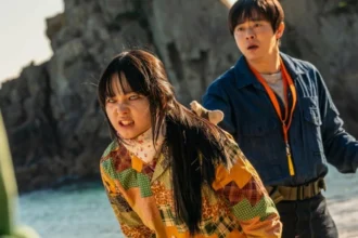 Choi Yoo-ri e Jo Jung-suk em cena de "Minha FIlha é um Zumbi'- Divulgação O2 Play