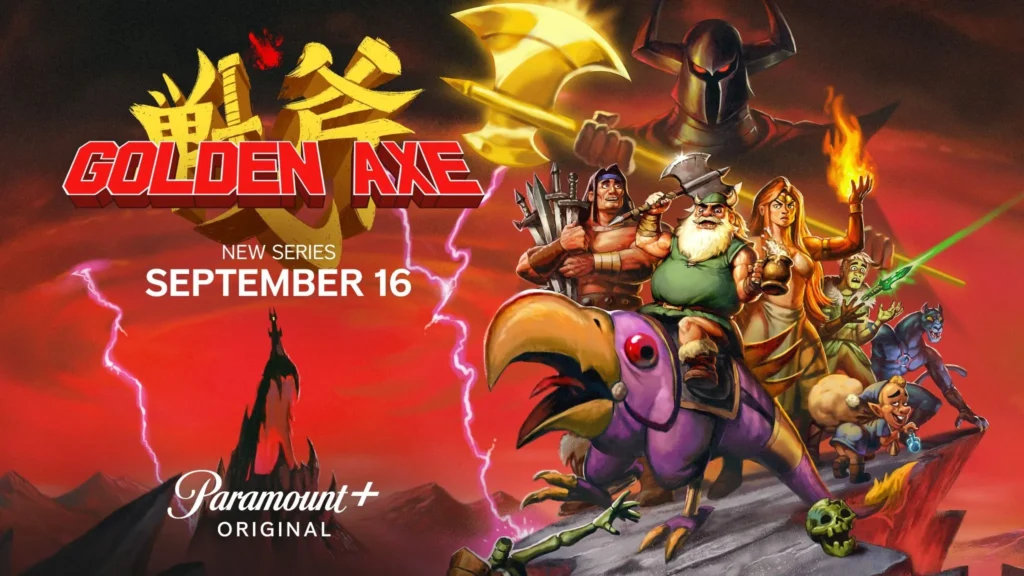 Golden Axe, clássico da SEGA lançado nos arcades, ganha série animada no Paramount+. Relembre a história de Ax Battler, Tyris Flare e Gilius.
