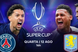 PSG, Aston Villa, PSG x Aston Villa, Supercopa da Europa, Supercopa da Europa 2026, Champions League, Europa League, futebol europeu, futebol internacional, Luis Enrique, Unai Emery, TNT Sports, HBO Max, TNT