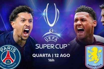 PSG, Aston Villa, PSG x Aston Villa, Supercopa da Europa, Supercopa da Europa 2026, Champions League, Europa League, futebol europeu, futebol internacional, Luis Enrique, Unai Emery, TNT Sports, HBO Max, TNT