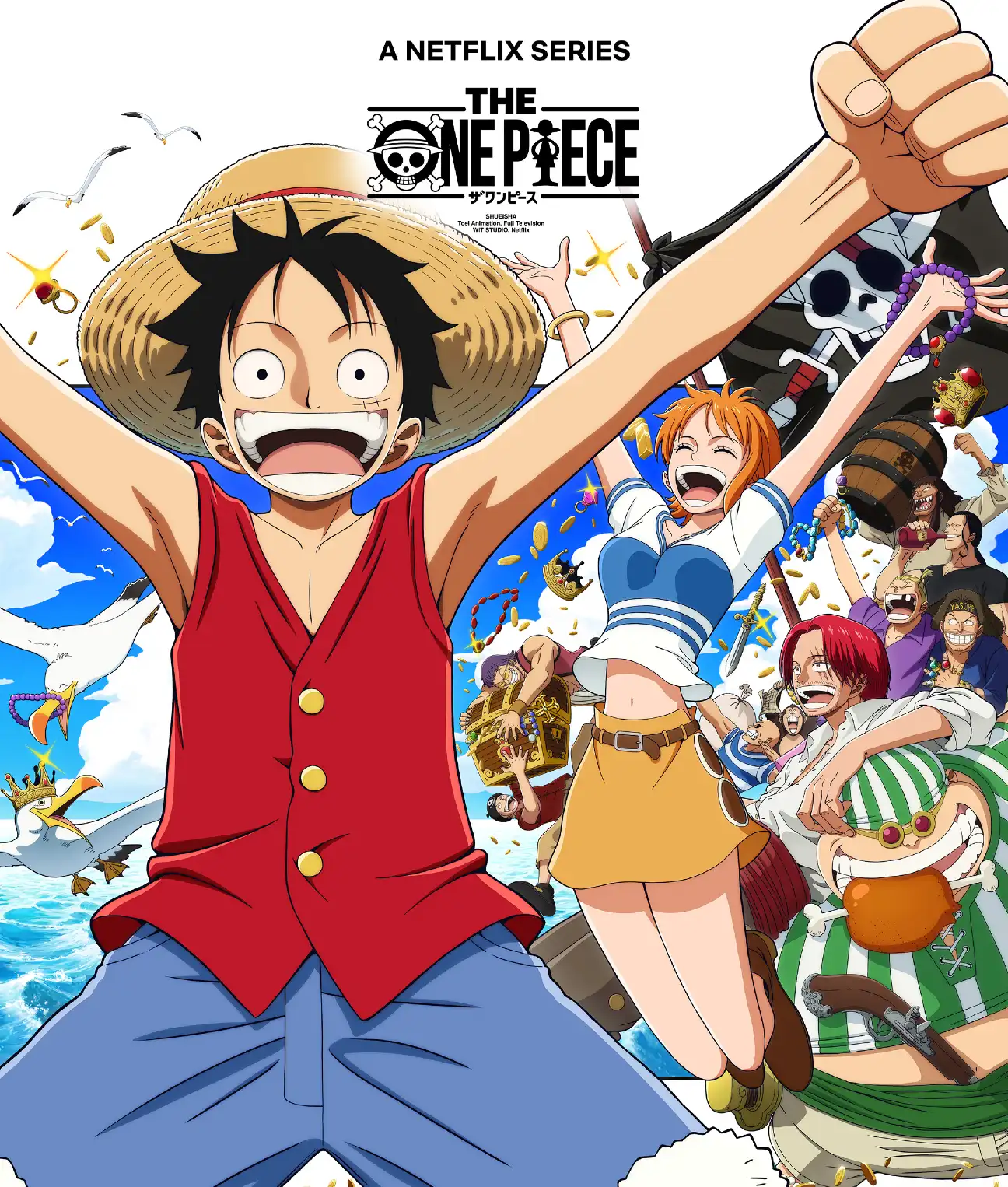 Netflix anuncia Cyberpunk: Mercenários 2, LEGO One Piece e retorno de Samurai de Olhos Azuis