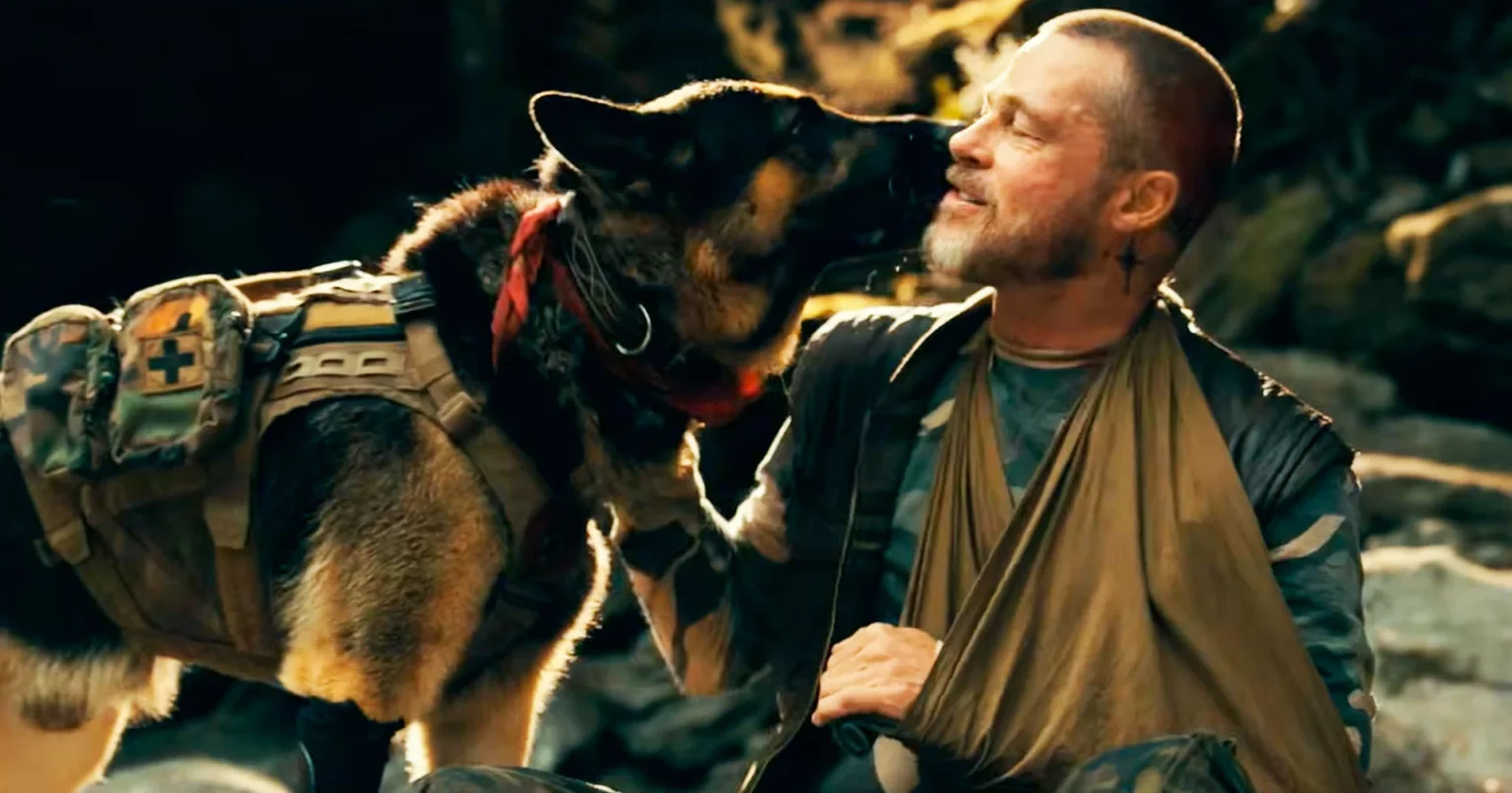 Brad Pitt em cena de "Coração Selvagem"- Divulgação Paramount Pictures