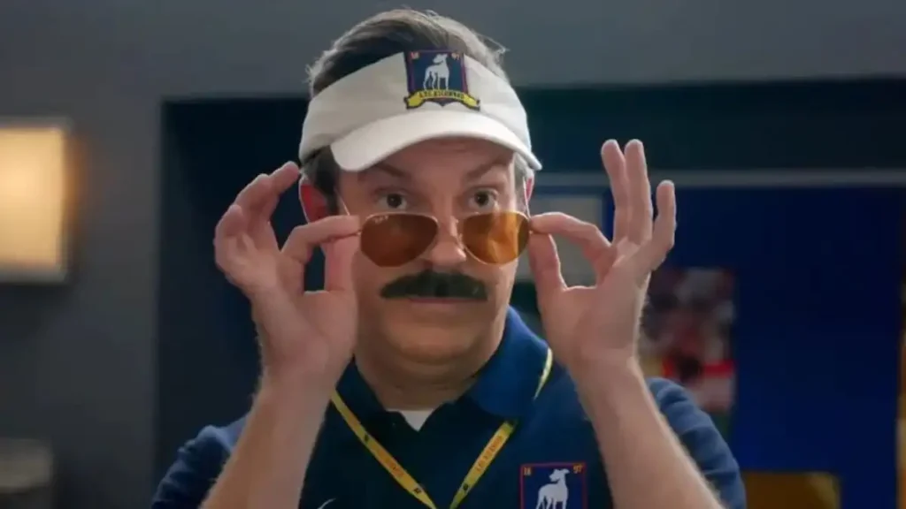 Jason Sudeikis em cena de "Ted Lasso"- Divulgação Apple TV