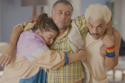 Maurício Manfrini, Mariana Xavier e Alexandre Lino em cena de "Marido de Aluguel"- Divulgação Imagem Filmes
