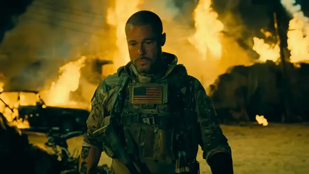 Brad Pitt em cena de "Coração Selvagem"- Divulgação Paramount Pictures