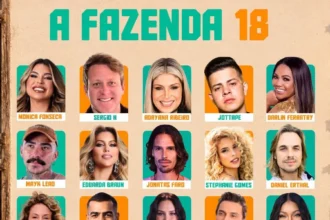 A Fazenda 18 estreou com 26 participantes, incluindo atores, cantores, influenciadores e veteranos de realities. Veja o perfil completo do elenco e os primeiros conflitos.