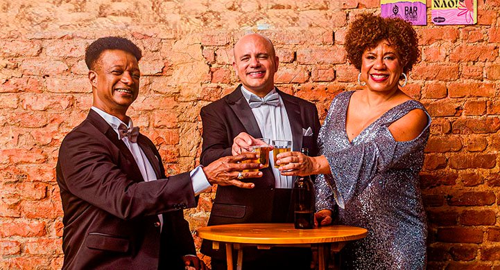 Sururu na Roda: Silvio Carvalho, Fabiano Salek e Ana Costa – foto Rogerio von Kruger