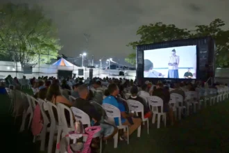 Curta na Praça Municípios leva cinema gratuito para toda a família a Sapucaia