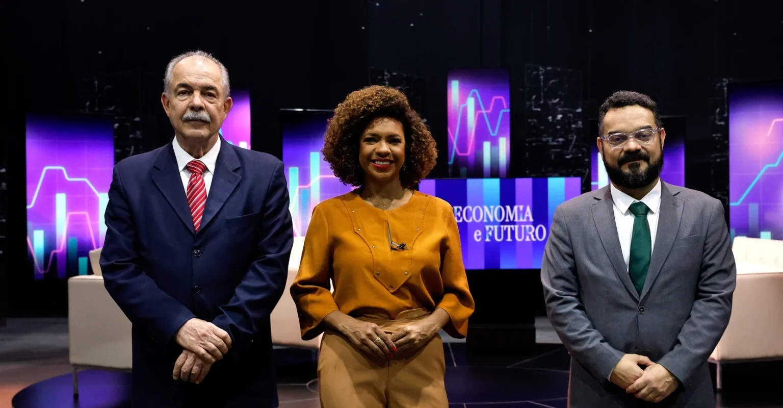 Economia e Futuro - Aloizio Mercadante, Luciana Barreto e William Nozaki - Credito Tania Rego - Agencia Brasil