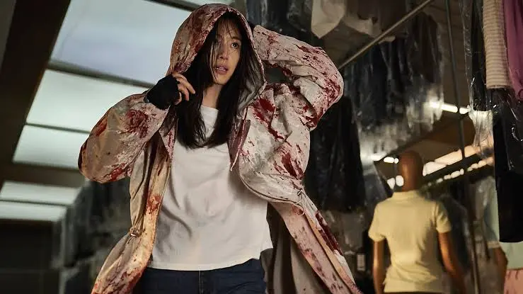 Jun Ji-hyun em cena de "Zona Zero"- Divulgação Paris Filmes