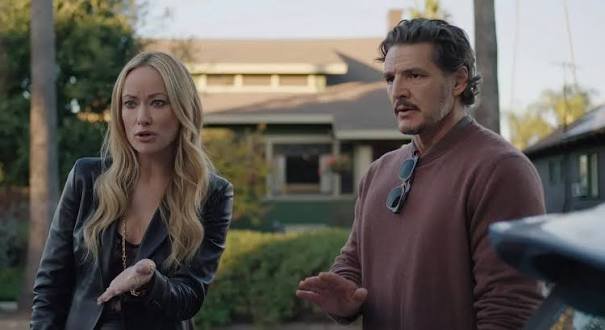 Pedro Pascal e Olivia Wilde em cena de "Behemoth!"- Divulgação Searchlight Pictures