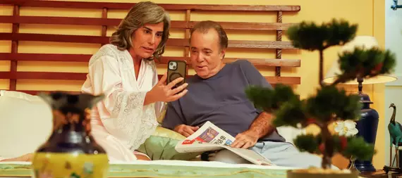 Gloria Pires e Tony Ramos em cena de "Se eu Fosse Você 3"- Divulgação Buena Vista