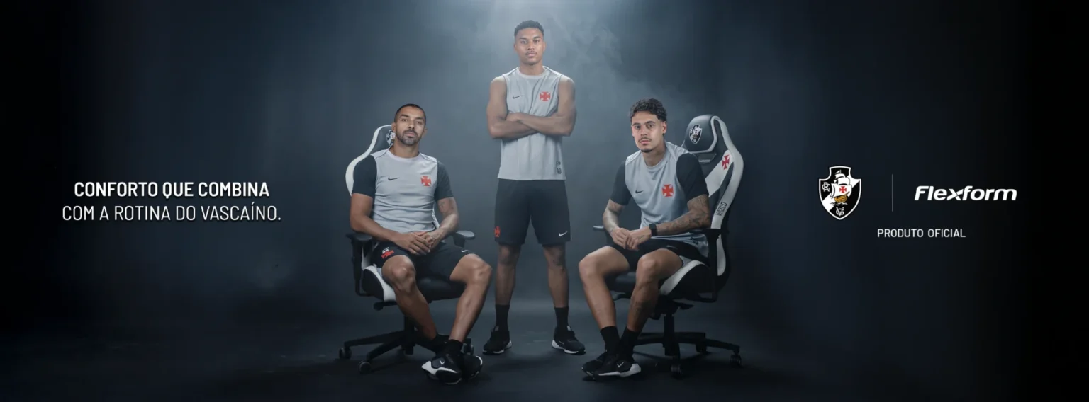 Vasco e Flexform lançam duas cadeiras gamer oficiais, Sigma e Delta. Veja características, diferenças, preços e a história da parceria.